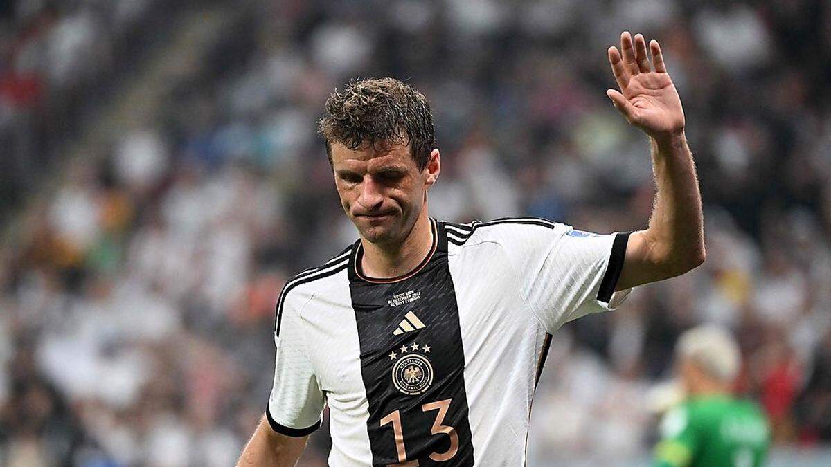 Es deutet viel darauf hin, dass Thomas Müller am Donnerstag das letzte Mal das DFB-Dress getragen hat