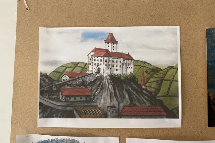 So dürfte die Burg früher ausgesehen haben.