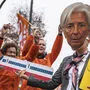 Proteste vor der EZB 