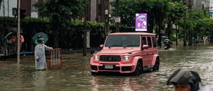 Überschwemmungen sind in Thailand nicht ungewöhnlich