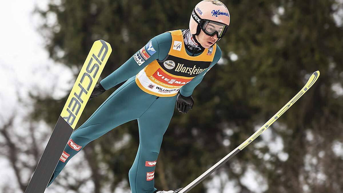 Stefan Kraft auf dem Weg zu Platz vier