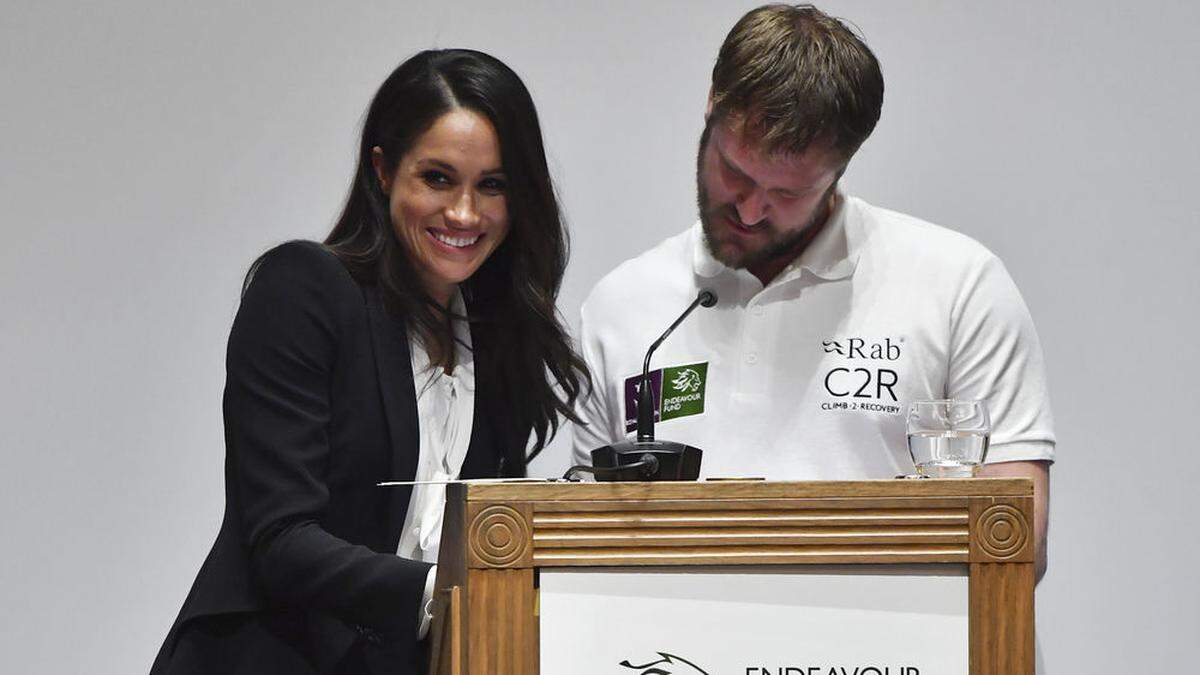 Meghan Markle mit ihren Co-Präsentator