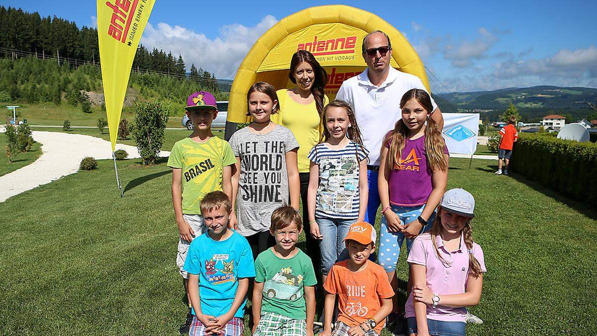 Auch in St. Georgen fand der SchulGolfTag der Antenne statt	