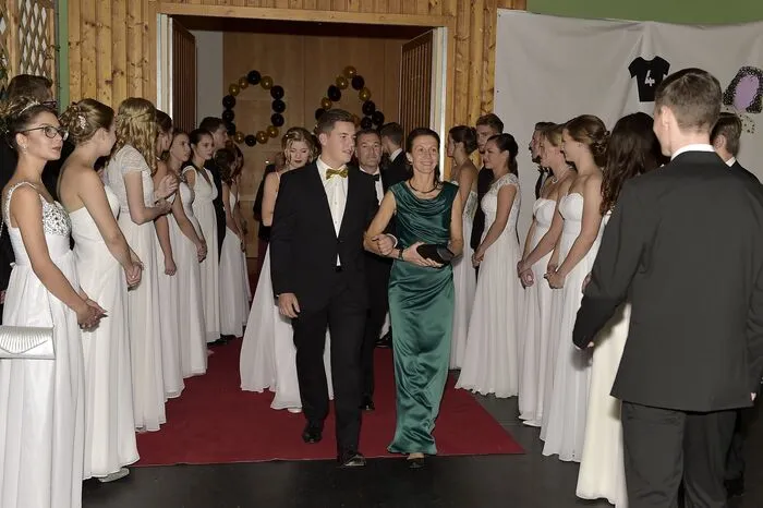Als Aushängeschild für das Gymnasium bezeichnete Direktor Reinhard Pöllabauer den Maturaball und eröffnete ihn mit "Alles Walzer"