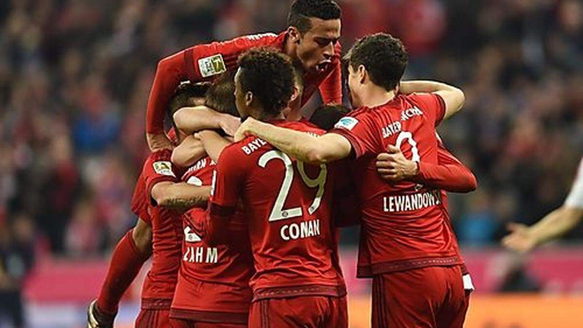 Die Bayern dürfen den Herbstmeistertitel bejubeln