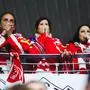 KLAGENFURT,AUSTRIA,19.APR.24 - ICE HOCKEY - ICE Hockey League, play off final, Klagenfurter AC vs EC Red Bull Salzburg. Image shows the disappointment of KAC fans.
Photo: GEPA pictures/ Daniel Goetzhaber
