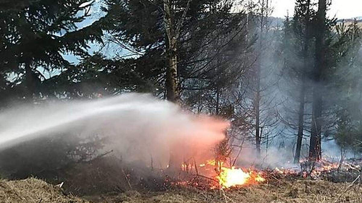 Die Feuerwehren hatten den Brand rasch unter Kontrolle 