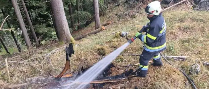 Die Feuerwehr konnte den Brand rasch unter Kontrolle bringen