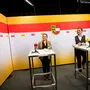 Die Moderatoren Timm Bodner (Antenne Kärnten) und Claudia Lux (Kleine Zeitung) führten durch die Diskussion