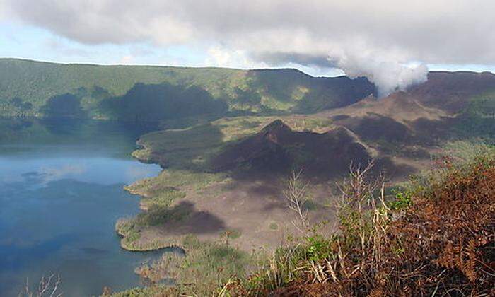 Die Insel Tofua im Königreich Tonga