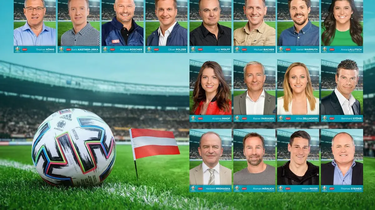 Der ORF-Kader für die Fußball EM (11. Juni bis 11. Juli).
