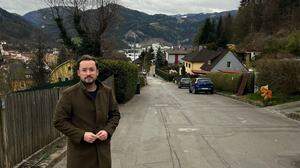 Florian Wernbacher, Leobener FP-Stadtparteiobmann, macht sich für die Anrainerinnen und Anrainer am Münzenberg stark