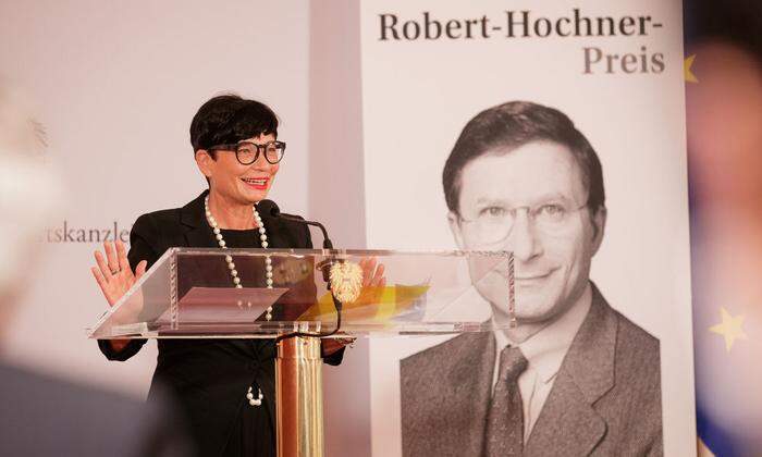 Ulla Kramar-Schmid erhielt den Robert-Hochner-Preis