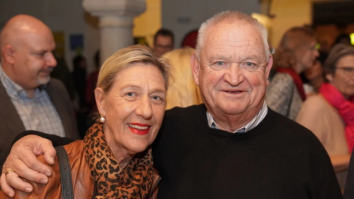 Vizekanzler a.D. Herbert Haupt mit seiner Ingrid