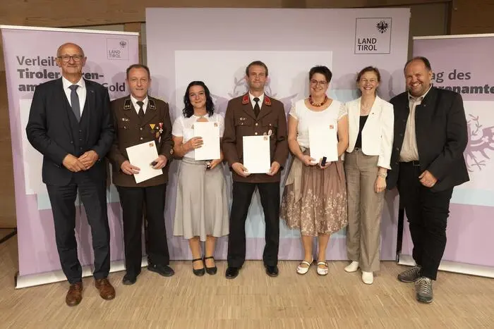 Die geehrten Personen aus Prägraten