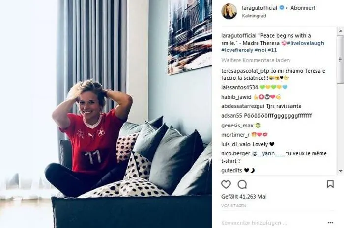 Lara Gut fiebert bei der WM mit der "Nati"