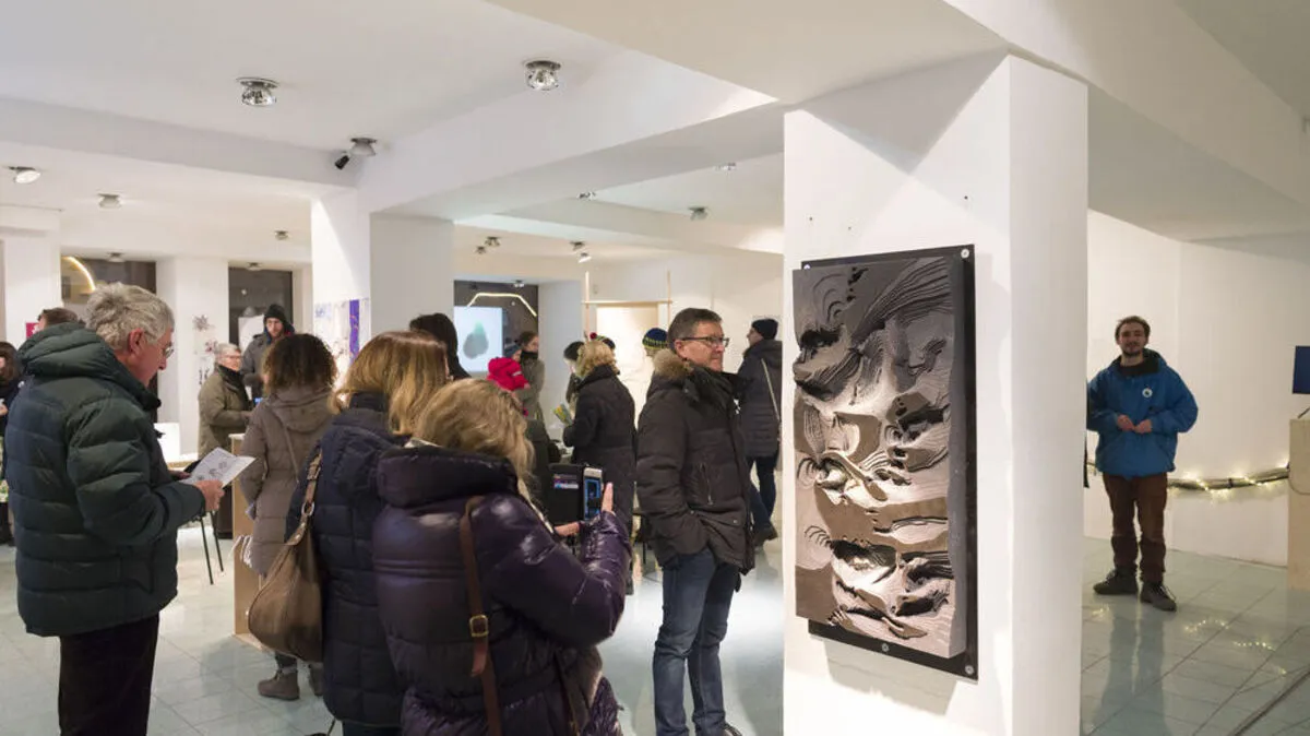 Die Ausstellung war gut besucht