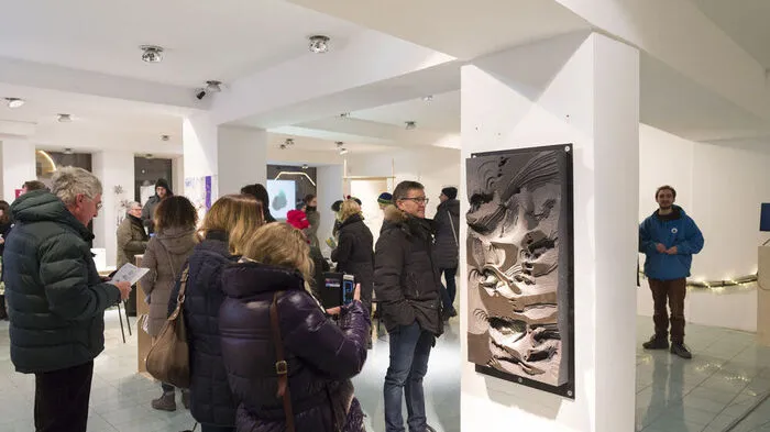 Die Ausstellung war gut besucht