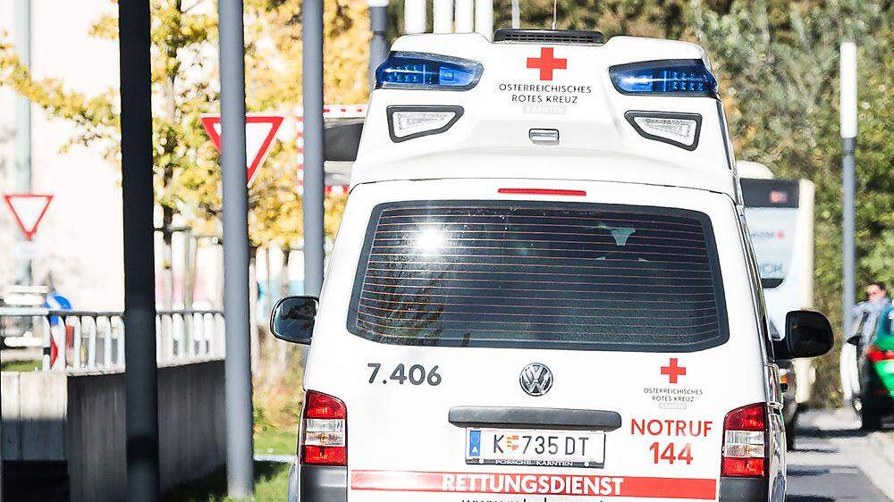 Die Verletzte wurde ins Klinikum Klagenfurt eingeliefert