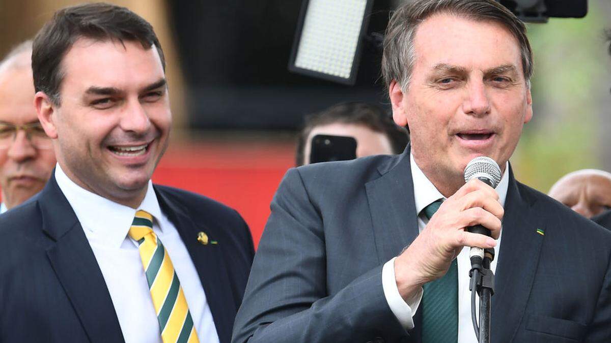 Flavio und Jair Bolsonaro