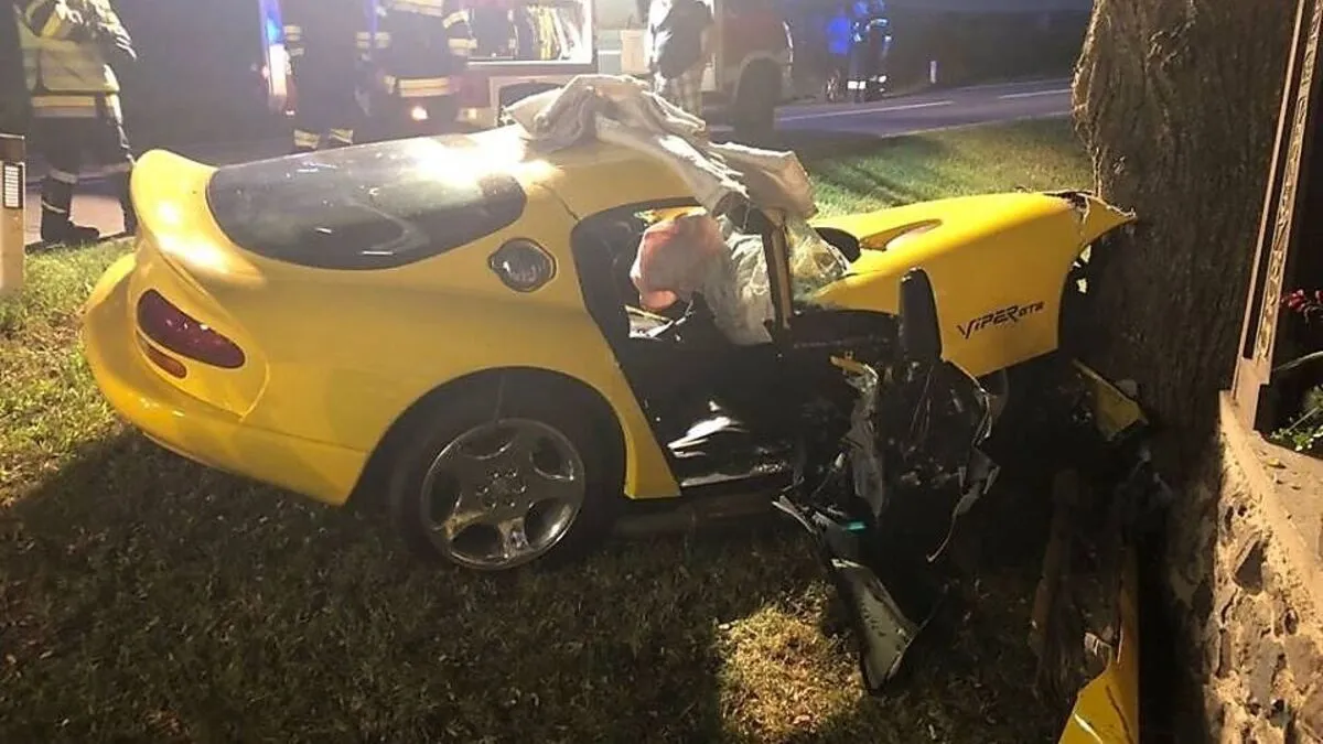 Am Unfallauto entstand Totalschaden