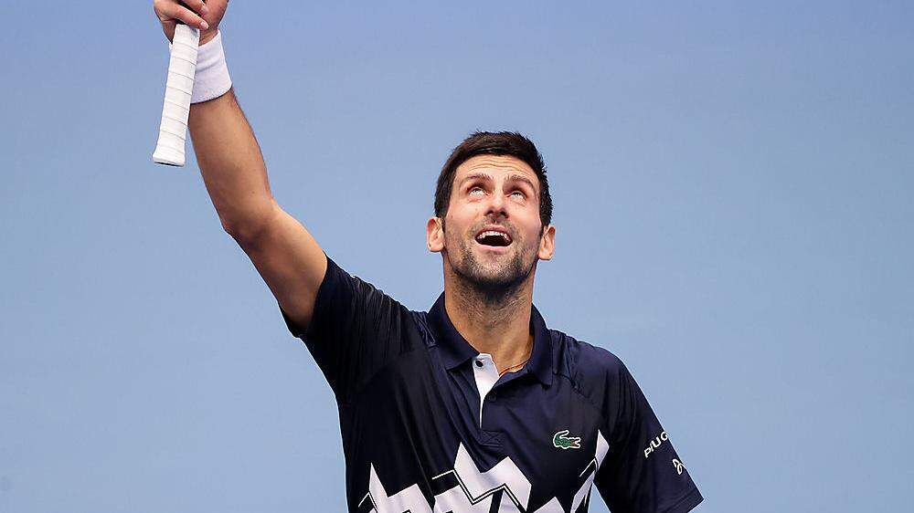 Novak Djokovic blieb im Duell mit Borna Coric siegreich.
