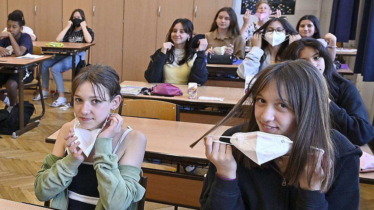 So schnell dürfte die Maske an Österreichs Schulen nicht zurückkehren