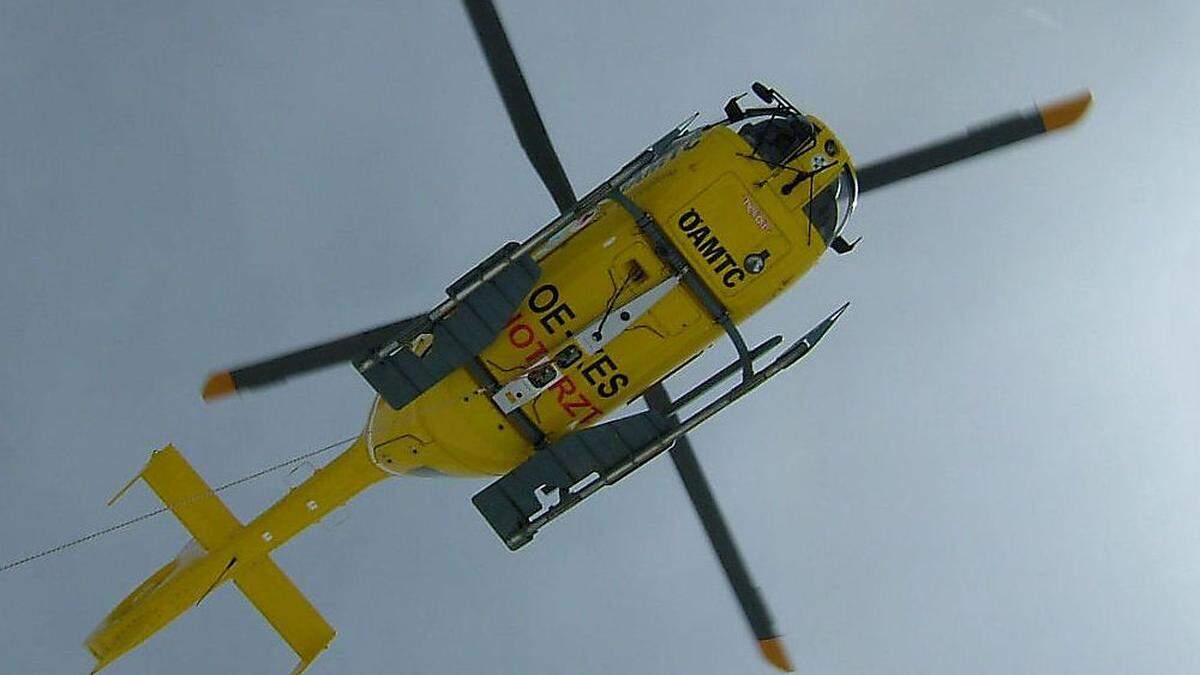 Einsatz mit dem Rettungshubschrauber