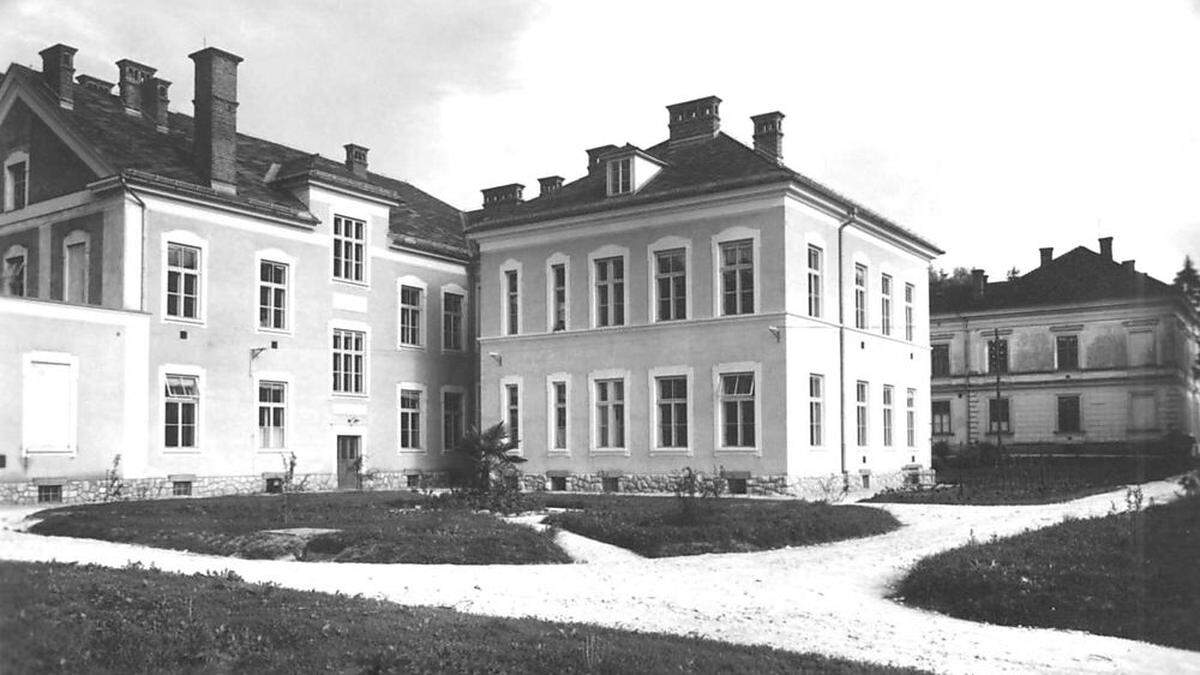 Ansicht der Internen Abteilung des LKH Wolfsberg in den  1930er Jahren