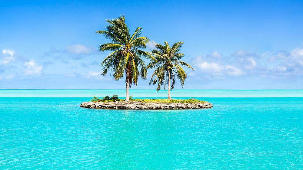 Der Traum vom Paradies: die klassische Insel mit Palmen