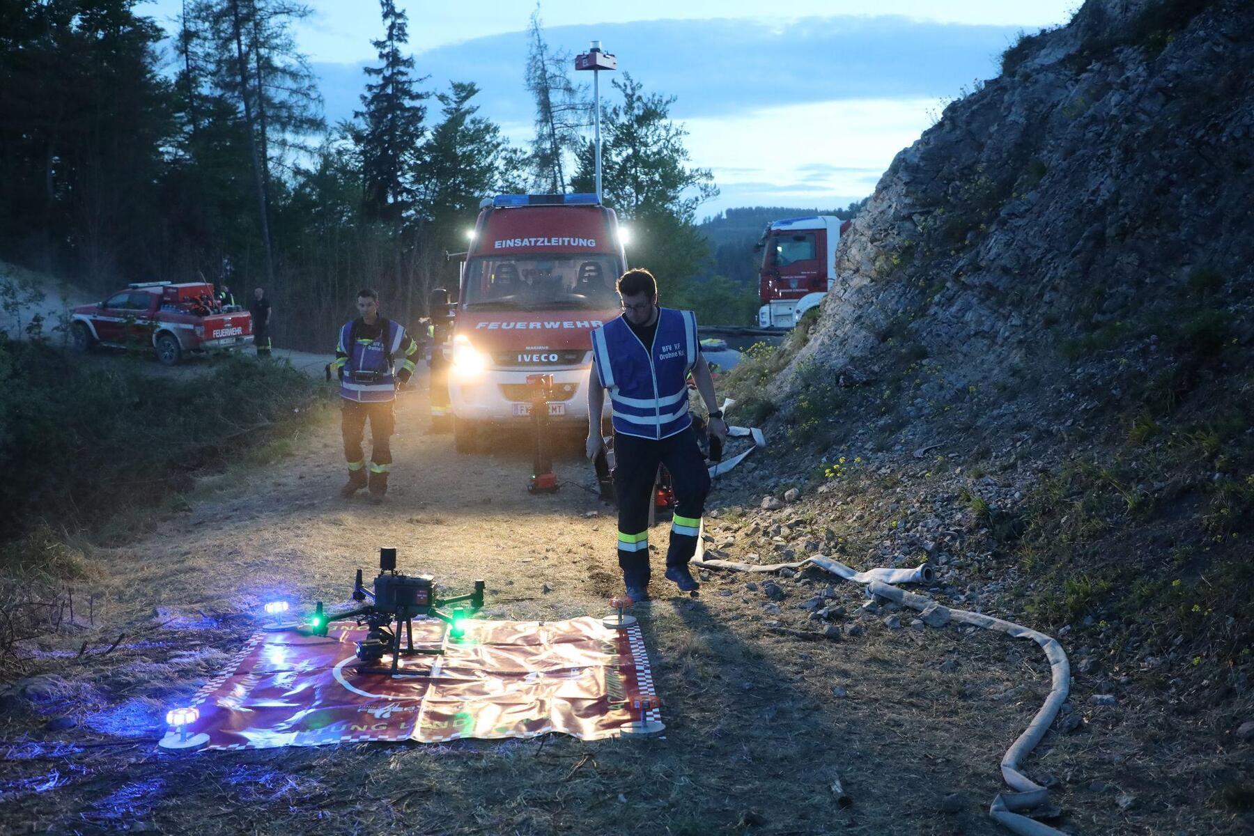 Waldbrand in Eisbach-Rein hält die Feuerwehr weiter auf Trab