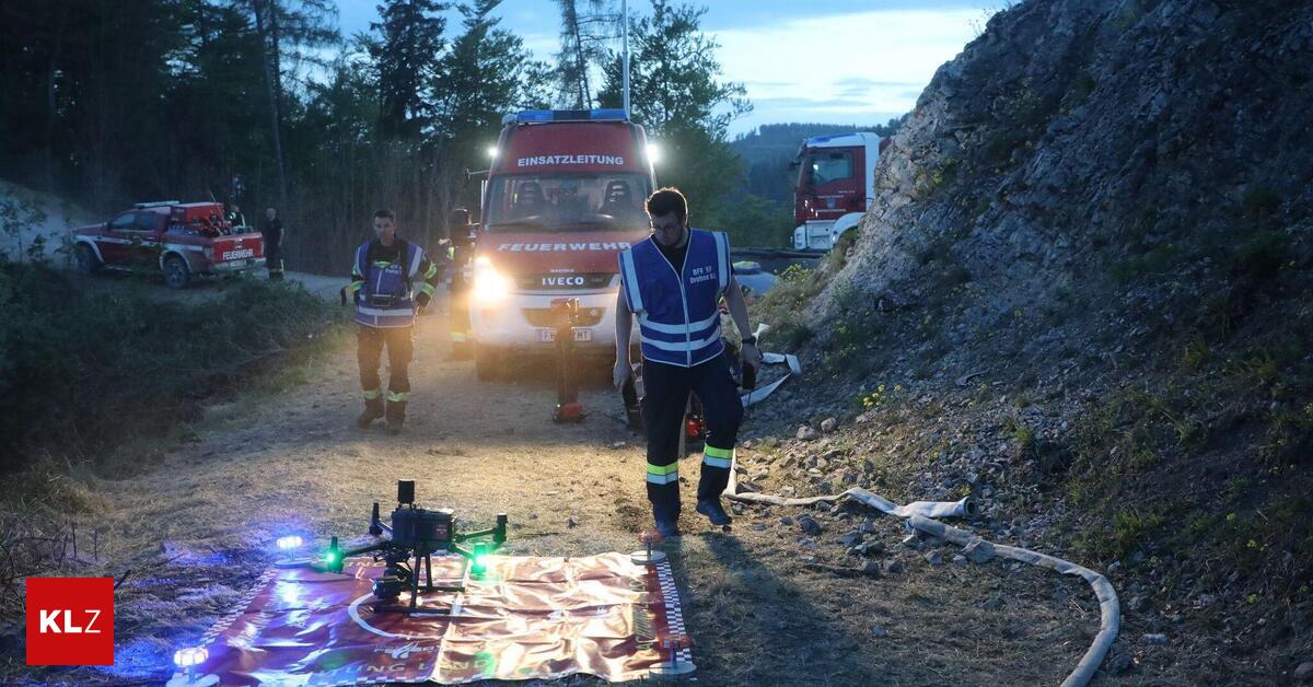 Suche-nach-Glutnestern-Waldbrand-in-Eisbach-Rein-h-lt-die-Feuerwehr-weiter-auf-Trab