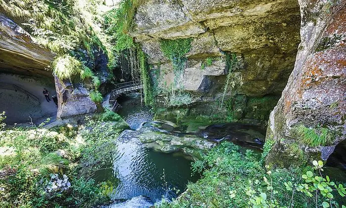 Die Caglieron-Schlucht