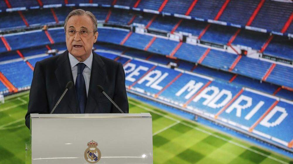  Real Madrids Präsidenten Florentino Perez