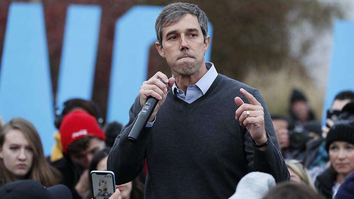 Beto O'Rourke aus Texas zog seine Bewerbung zurück