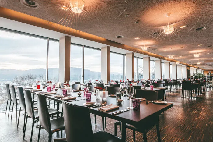 Parallel wurde auch im Schlossberg-Restaurant selbst Hand angelegt.