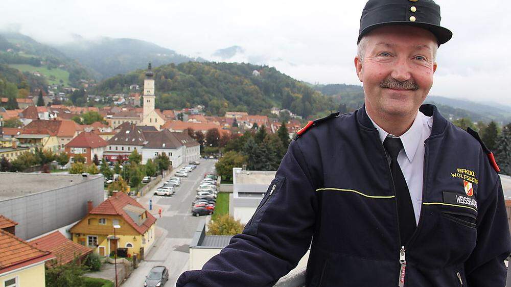 Wolfgang Weisshaupt ist bereits seit 36 Jahren bei der Feuerwehr tätig 