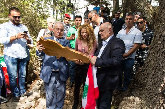 "Hallo Tannourine, danke, ich bin glücklich hier zu sein", sagte die 41-Jährige bei ihrer Ankunft im Dorf Tannourine im Norden des Landes am Freitag.