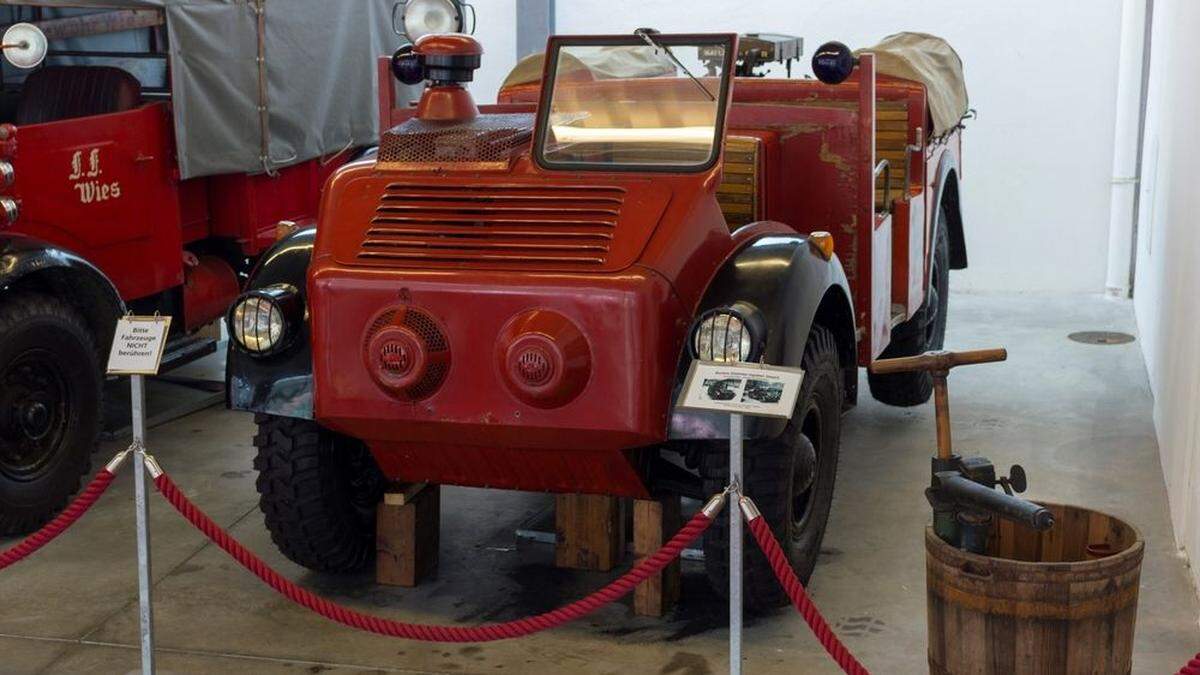 Der Austro Daimler im Feuerwehrmuseum ist eine echte Rarität