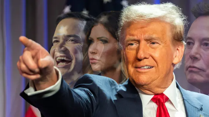 Donald Trump gibt die Richtung vor, Rubio, Noem, Musk und die anderen folgen: