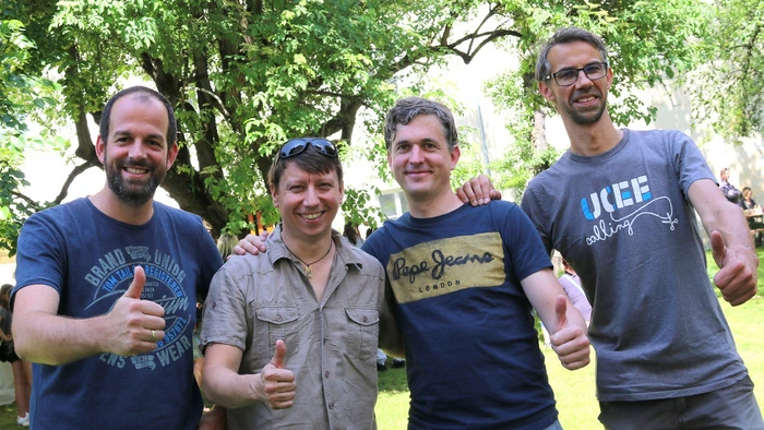 Lukas Ottowitz, Keil Thomas, Bernd Hollauf und Reno Paulič organisieren seit 15 Jahren das beliebte Reggae Fest.