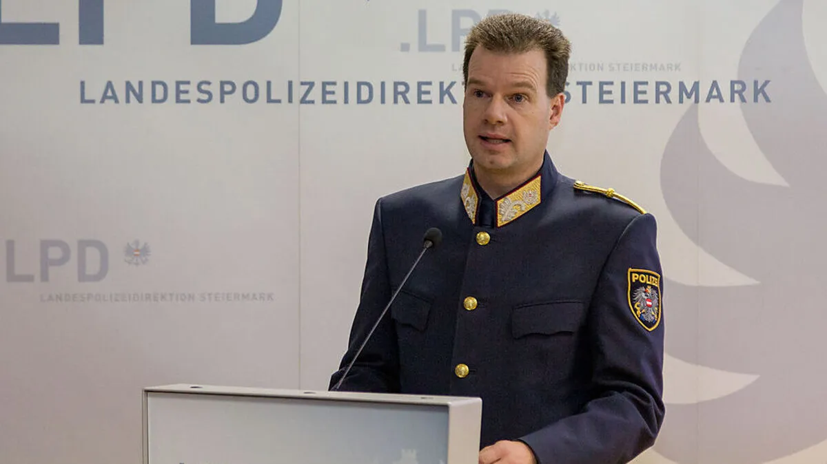 Landespolizeidirektor Gerald Ortner zog Bilanz