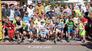 Mehr als 100 Kinder und Jugendliche gingen im Vorjahr beim 
Klopeiner See-Volkslauf an den Start