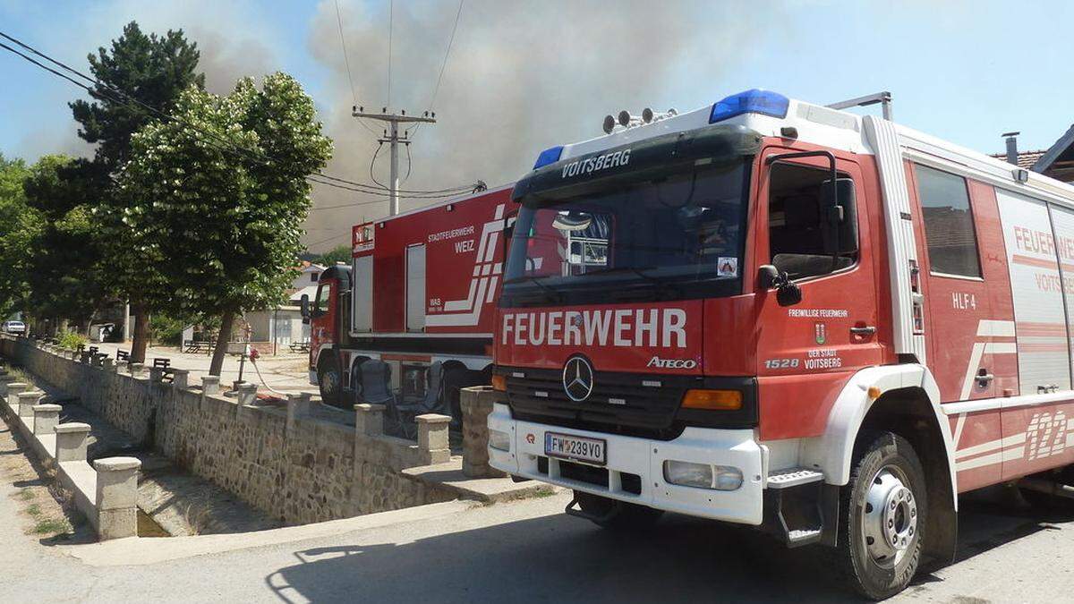 Feuerwehrleute aus der Südweststeiermark waren in Nordmazedonien im Einsatz