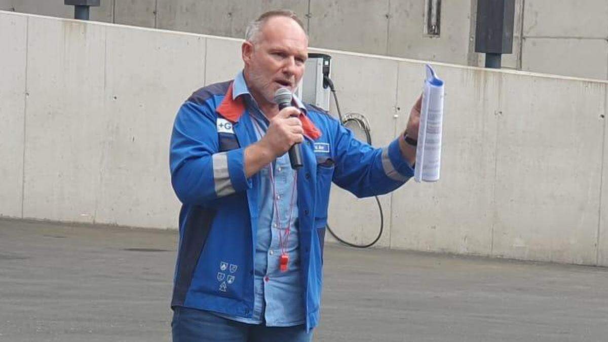 Betriebsratsvorsitzender Willi Ahrer darf weiterhin beim Autozulieferer in Altenmarkt bei St. Gallen arbeiten