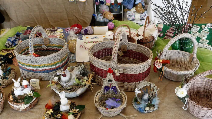 Der traditionelle Ostermarkt...