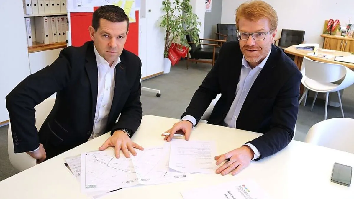 Harald Bergmann (rechts) und Herbert Katzmann