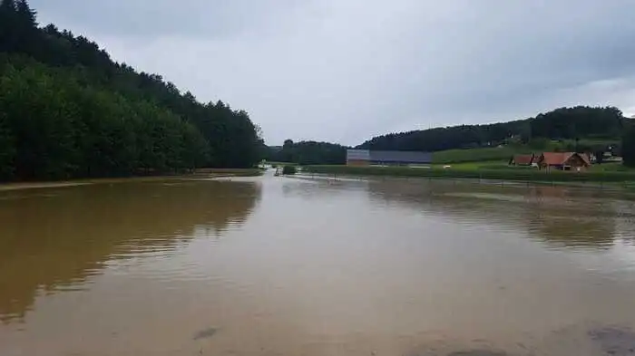 Schwere Unwetter trafen am Dienstagnachmittag die Südoststeiermark.