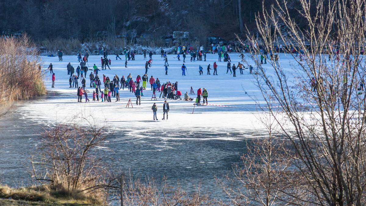 Der Aichwaldsee ist wieder gesperrt