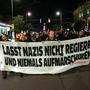 Demonstration in Wien anlässlich der Nationalratswahl